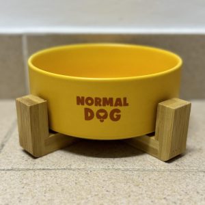 Ceramic Wood Bowl Amarillo