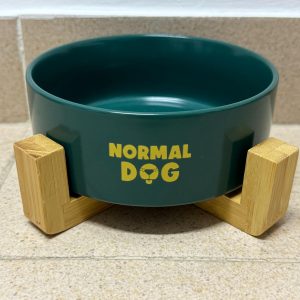 Ceramic Wood Bowl Verde